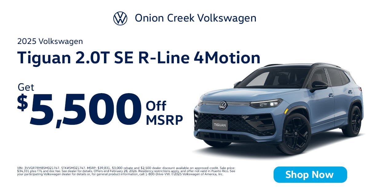 2025 Tiguan 2.0T SE R-Line 4Motion