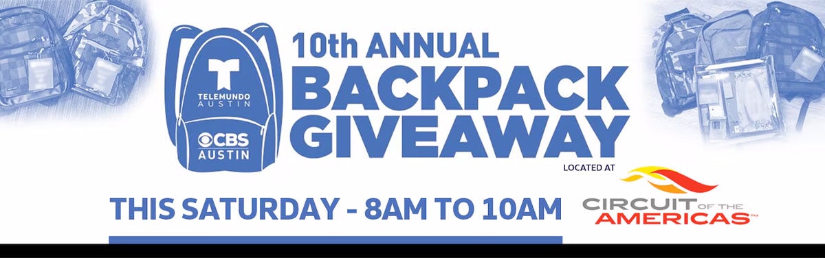 10th Annual Backpack Giveaway at Onion Creek Volkswagen in Austin TX